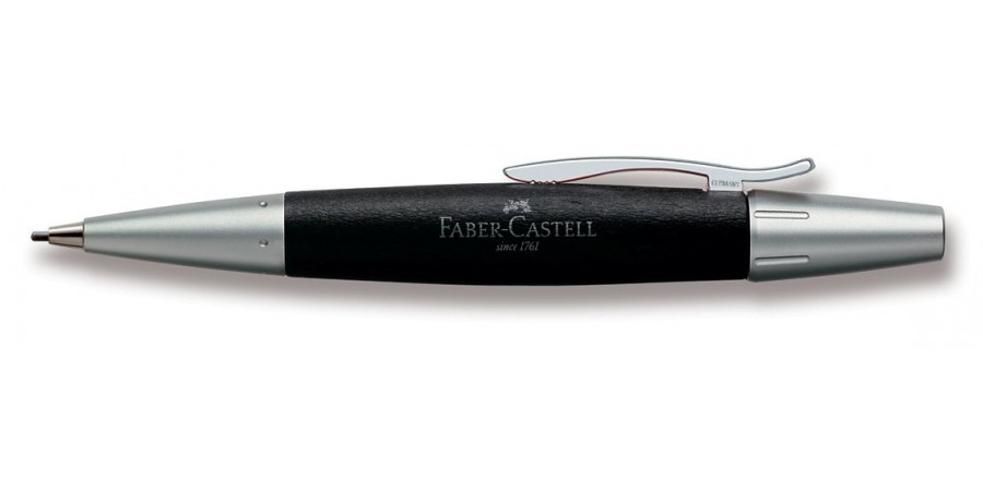 Penna a sfera Faber Castell E-Motion Resin Pure Black - Colori e Belle Arti  a Monza