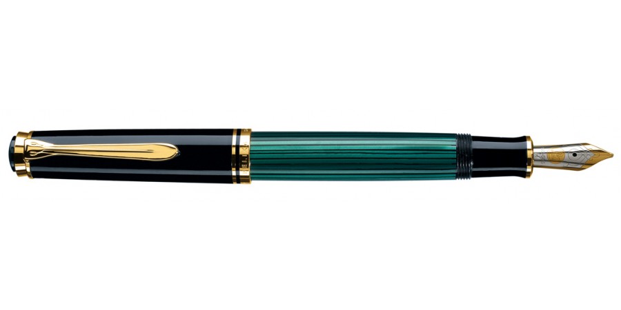 Pelikan stilografica Souverän M600 nero-verde - All Pens