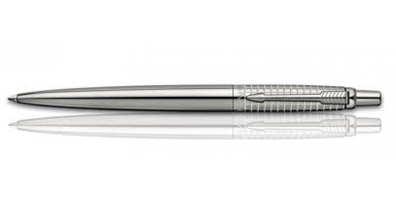 Parker Jotter Premium  Stainless Steel Chiselled - Penna Sfera